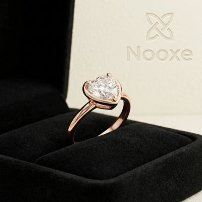Heart-Cut Solitaire Ring