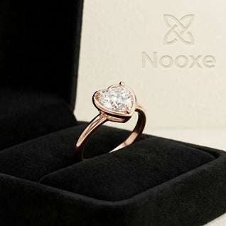 Heart-Cut Solitaire Ring