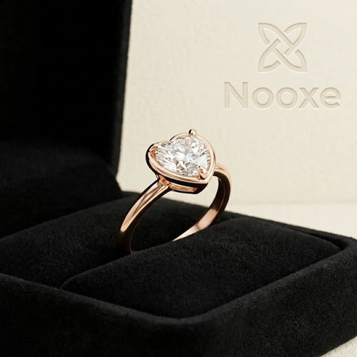 Heart-Cut Solitaire Ring