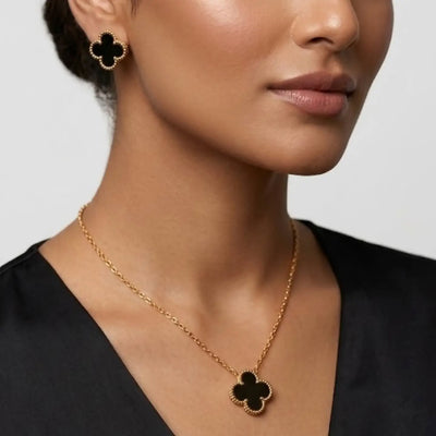 Onyx Clover Set