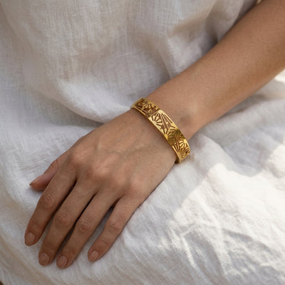 Naqsh Cuff Stainless Steel Bracelet