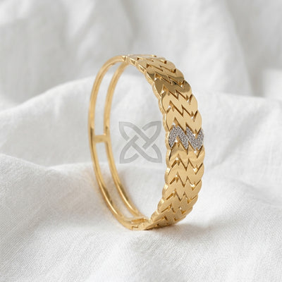 Golden Crest Stainless Steel Bracelet