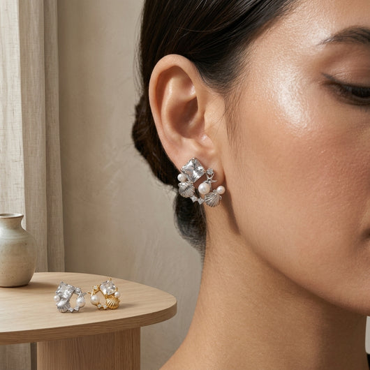 Pearl Cluster Studs