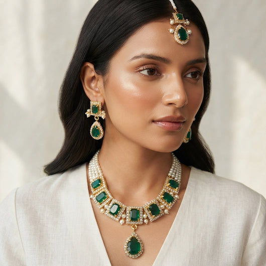 Emerald Royale Jewellery Set