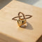 Golden Heart Stainless Steel Ring
