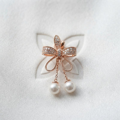 Pearl Drop Stainless Steel Earrings