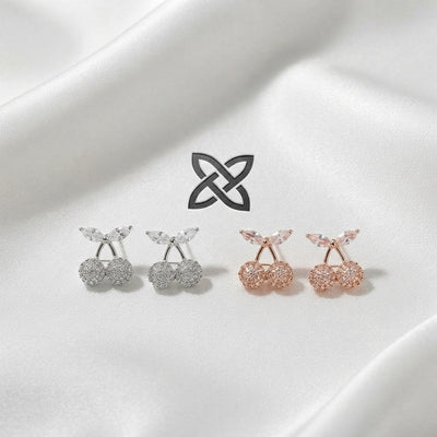 Petal Glow Stainless Steel Earrings