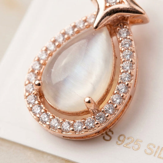 Celestial Teardrop Studs