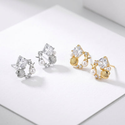 Pearl Cluster Studs