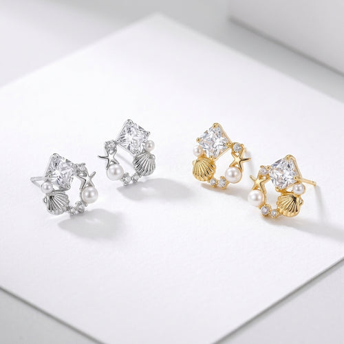 Pearl Cluster Studs