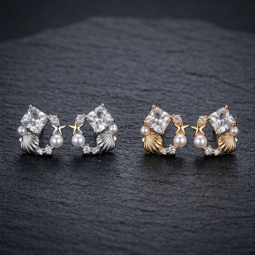 Pearl Cluster Studs