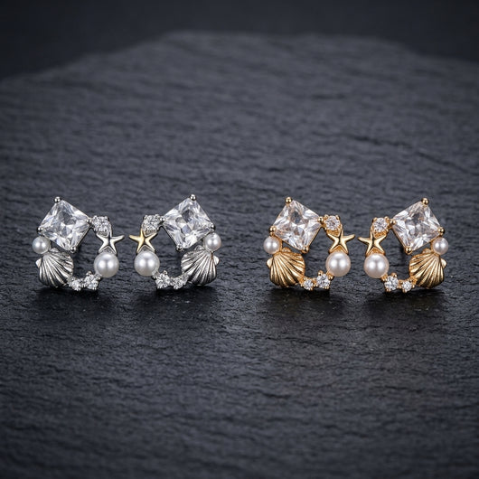Pearl Cluster Studs