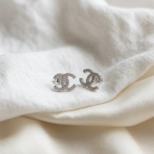Interlocking Chanel Studs