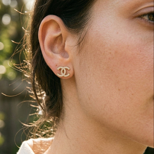 Interlocking Chanel Studs